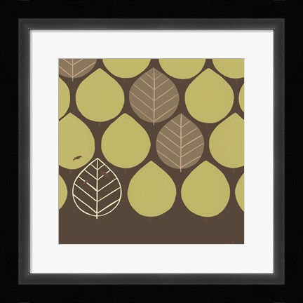 Framed Forest Motif IV Print