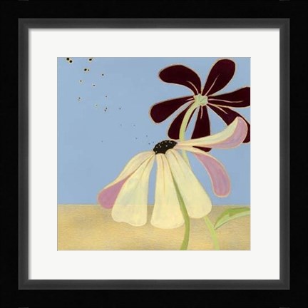 Framed Garden Glimmer I Print