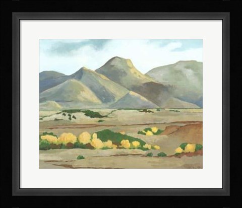 Framed Western Vista V Print