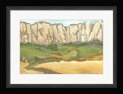 Framed Western Vista VI Print