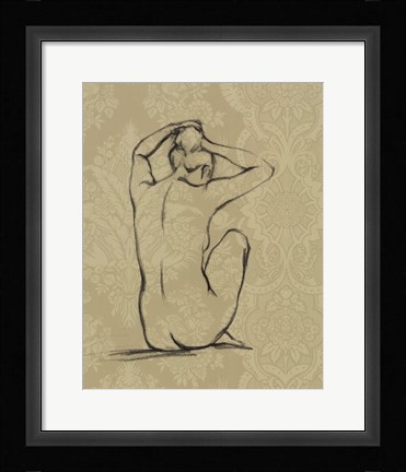 Framed Sophisticated Nude I Print