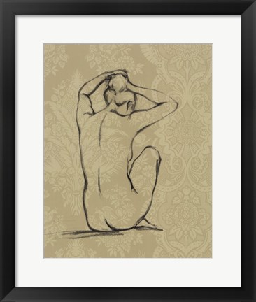 Framed Sophisticated Nude I Print
