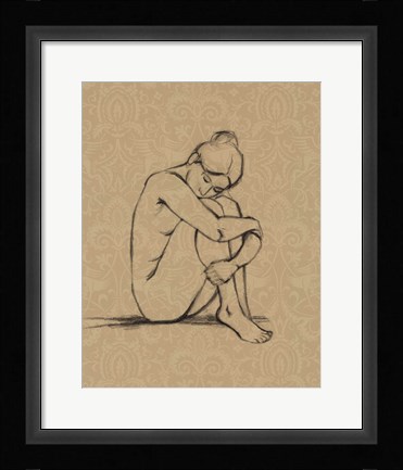 Framed Sophisticated Nude III Print