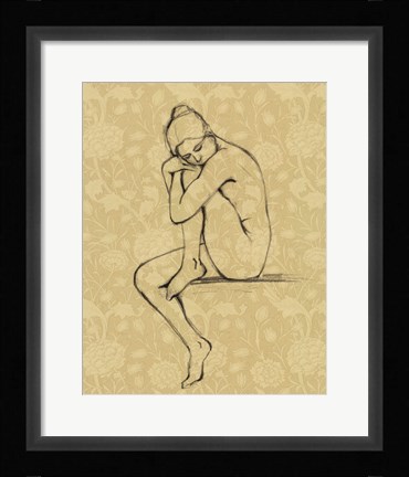 Framed Sophisticated Nude IV Print