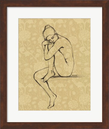 Framed Sophisticated Nude IV Print