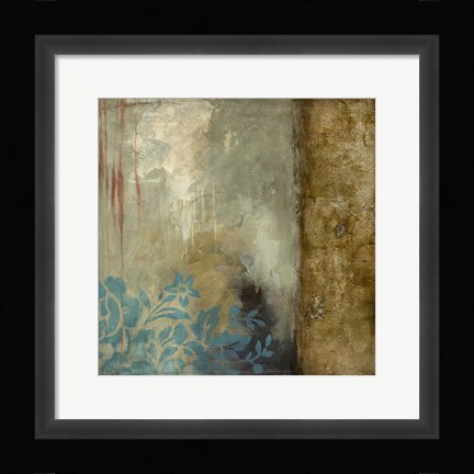 Framed Teal Patina III Print