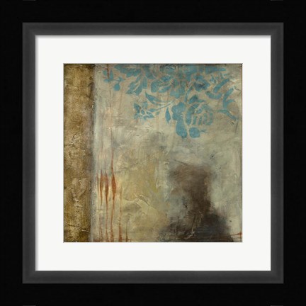 Framed Teal Patina IV Print