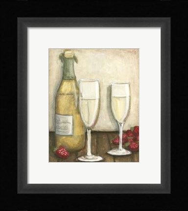 Framed Champagne Print