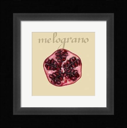 Framed Italian Fruit I Print