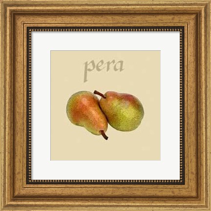 Framed Italian Fruit II Print