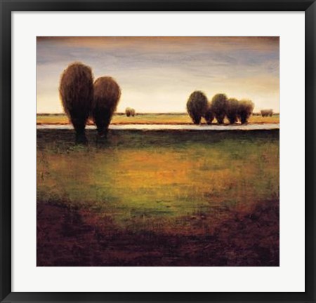 Framed Big Sky I Print