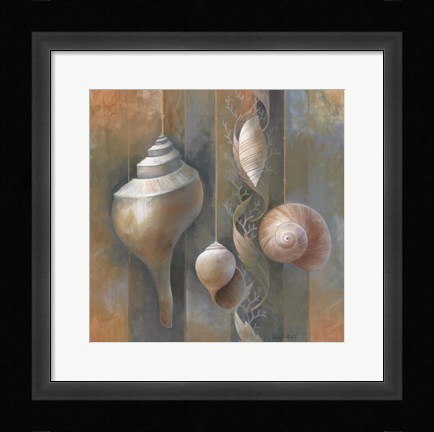 Framed Ocean Treasures I Print