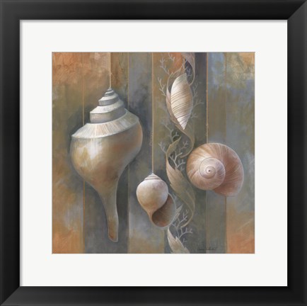 Framed Ocean Treasures I Print