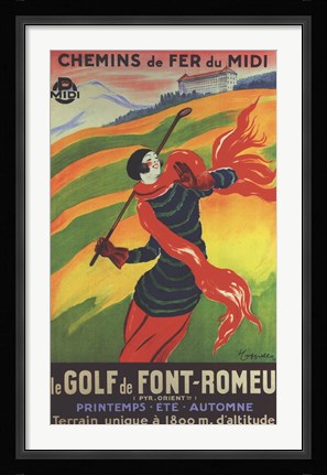 Framed Chemins de Fer du Midi Print