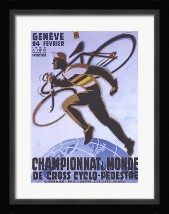 Framed Championnat Du Monde Print