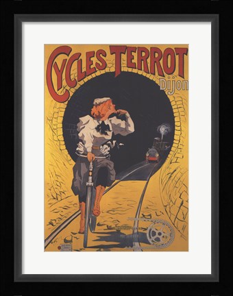 Framed Cycles Terrot Print