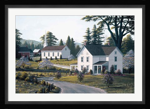 Framed Apple Blossom Time Print