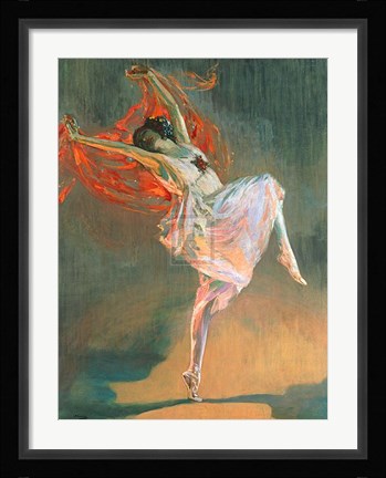 Framed Anna Pavlova Print