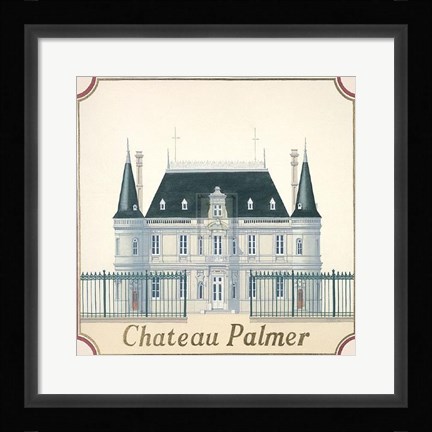 Framed Chateau Palmer Print