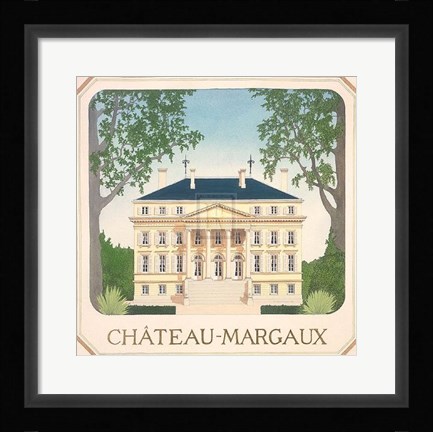 Framed Chateau Margaux Print