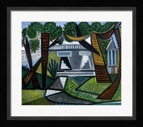 Framed Le Vert Egalant Print