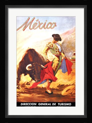 Framed Matador I Print