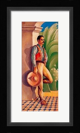 Framed El Quierdo Print