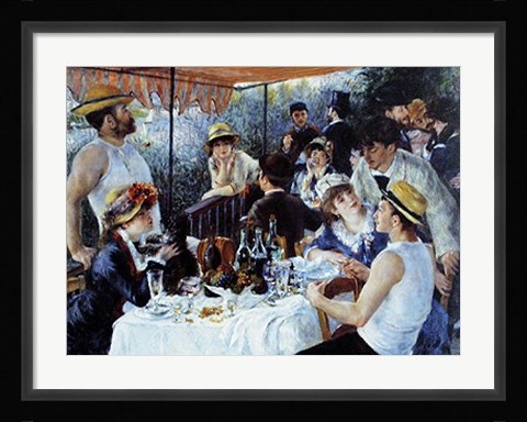 Framed Luncheon Of The Boating Party, 1881 Print