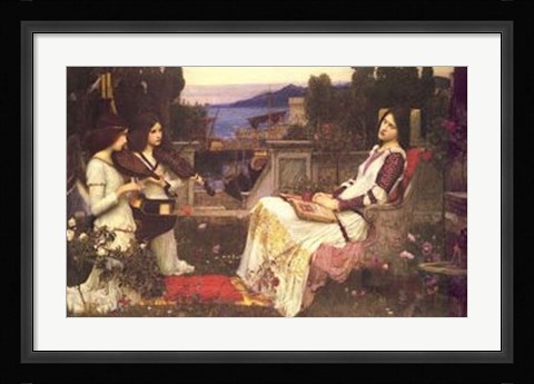Framed Saint Cecilia Print