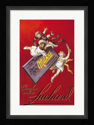 Framed Chocolate Au Lait Suchard Print
