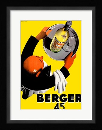 Framed Berger 45 Print