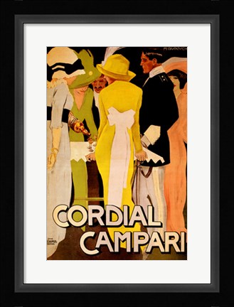 Framed Cordial Campari Print
