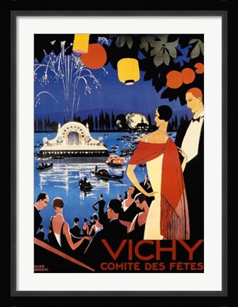 Framed Vichy Print
