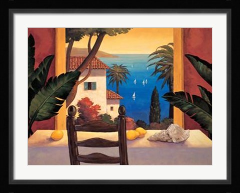 Framed Ocean Breeze I Print