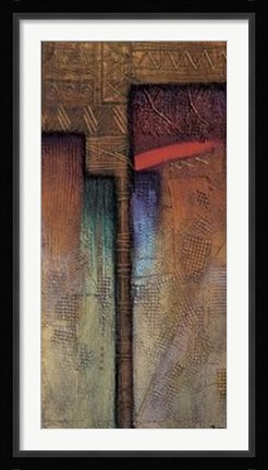 Framed Distant Journey I Os Print