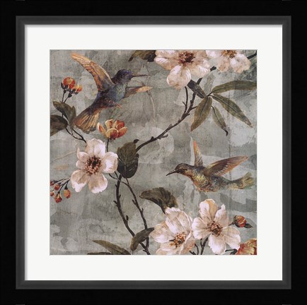 Framed Birds Of A Feather II Print