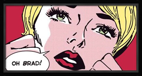 Framed Oh Brad ! Print