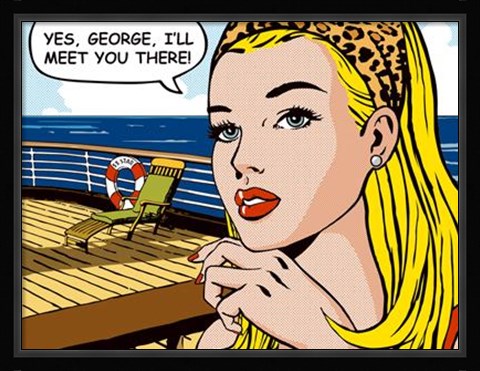 Framed Yes, George Print