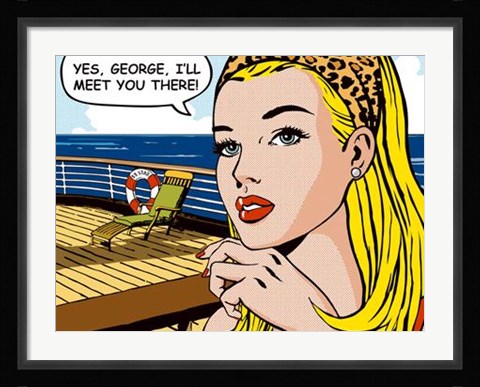 Framed Yes, George Print