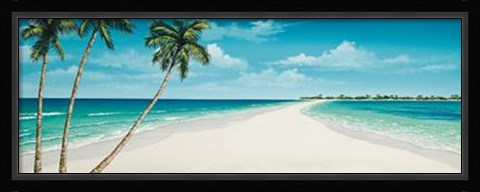 Framed Tropical Lagoon Print