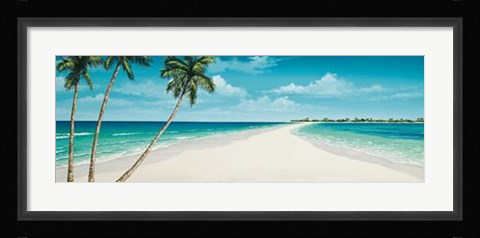 Framed Tropical Lagoon Print