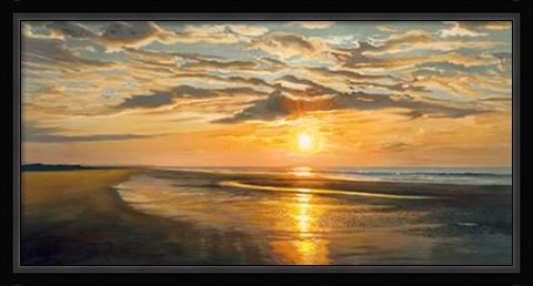 Framed Seashore Tranquility Print