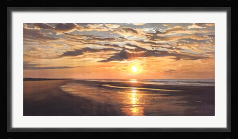 Framed Seashore Tranquility Print