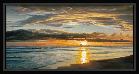 Framed Shoreline Splendor Print