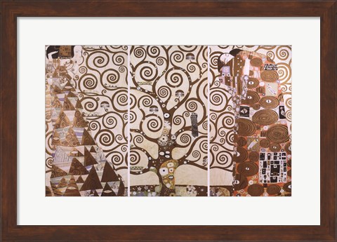 Framed Tree of Life, c.1909 (triptych) Print