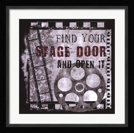 Framed Stage Door Print