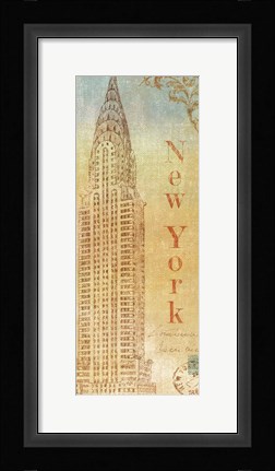 Framed Travel Monuments II Print