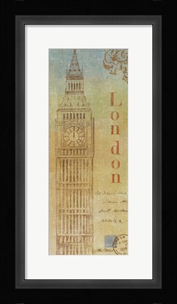 Framed Travel Monuments III Print