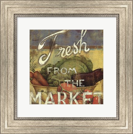 Framed From The Market IV Print
