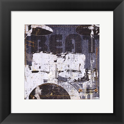 Framed Rock Concert I Print